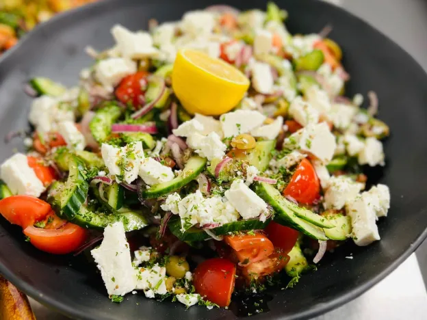 Cucumber Tomato Feta Cheese Salad